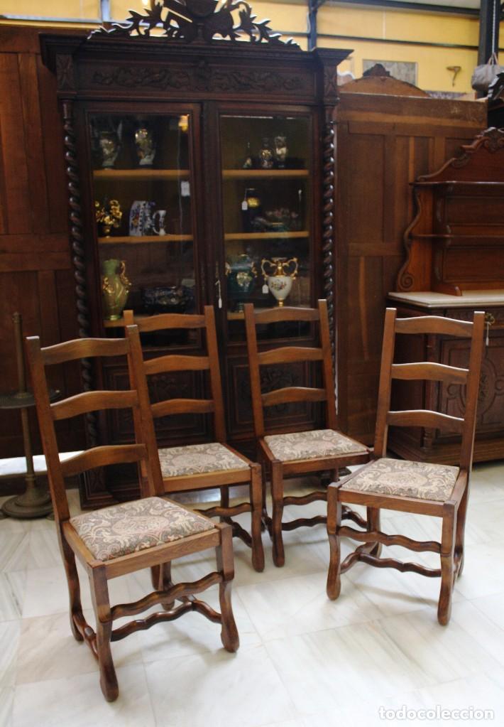 Antig&uuml;edades: 4 sillas provenzal. REF. 6239 - Foto 4