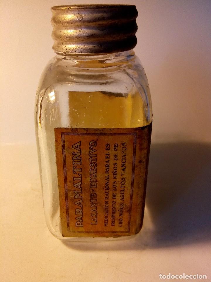Antig&uuml;edades: Frasco de Paramaltina. Laxante-Digestivo - Foto 2