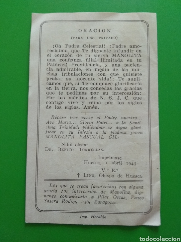 Antig&uuml;edades: Recordatorio necrologico - Foto 2