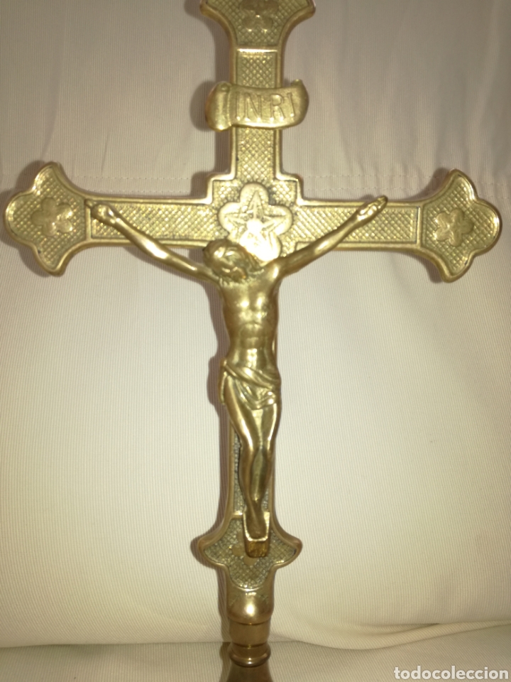 Antig&uuml;edades: Cruz de Bronce. - Foto 2