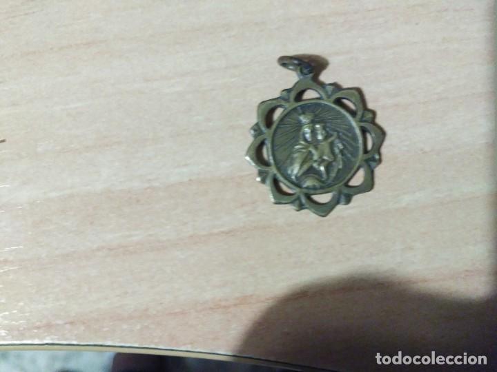 Antig&uuml;edades: medalla virgen del carmen plata - Foto 1