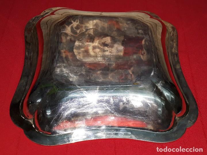 Antig&uuml;edades: ANTIGUA BANDEJA PLATEADA - Foto 4