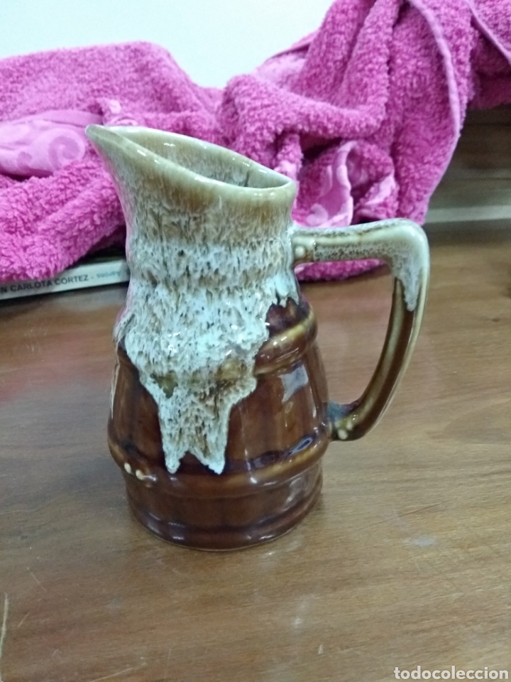 Antig&uuml;edades: Peque&ntilde;a jarra cer&aacute;mica. 13 cms - Foto 1