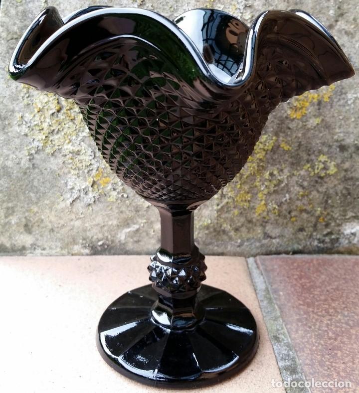 Antig&uuml;edades: ANTIGUA COPA DE CRISTAL DE OPALINA - Foto 1
