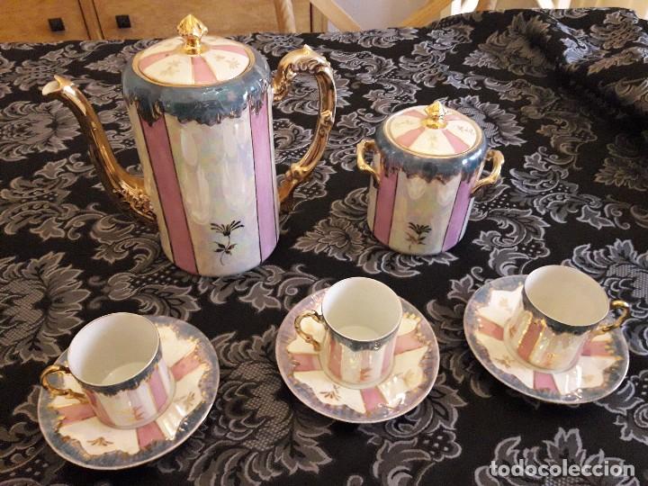 Antig&uuml;edades: Conjunto de caf&eacute; Albert Pillivuyt 3 servicios - Foto 1