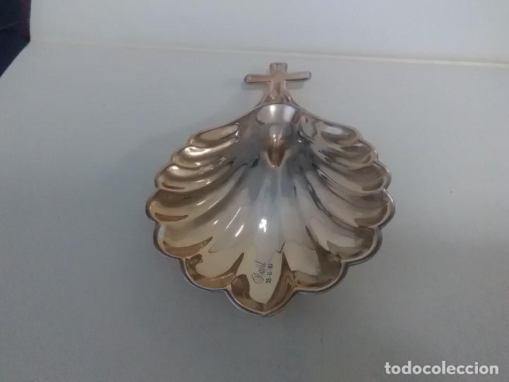 Antig&uuml;edades: Concha bautismo plata 925 - Foto 1