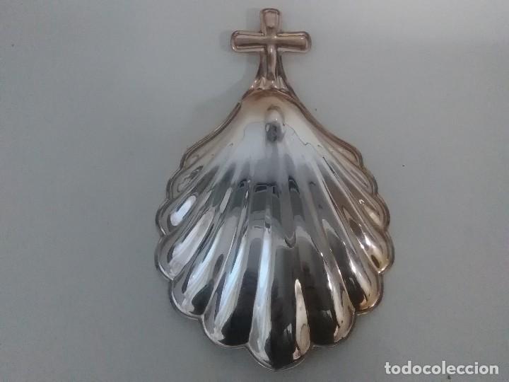 Antig&uuml;edades: Concha bautismo plata 925 - Foto 4