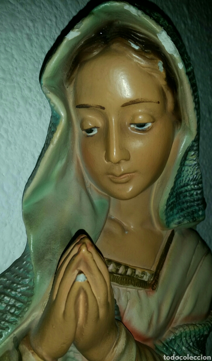 Antig&uuml;edades: Antiguo busto de virgen - Foto 2
