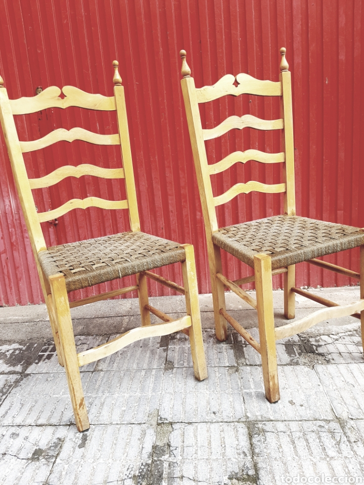 Antig&uuml;edades: PAREJA DE SILLAS ANTIGUAS - Foto 1