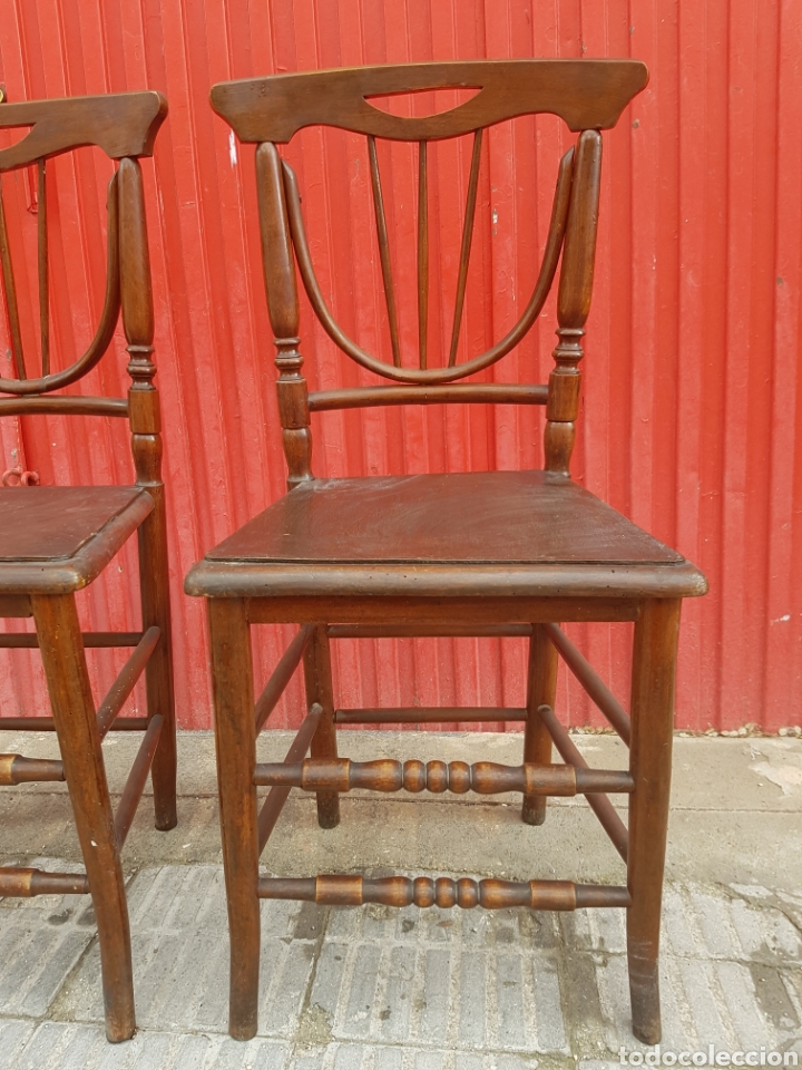 Antig&uuml;edades: PAREJA DE SILLAS ANTIGUAS - Foto 2