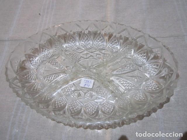 Antiques: Antigua aperitivera de cristal tallado. 28,5 x 18,5 cms.