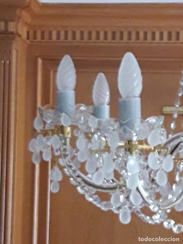 Antig&uuml;edades: LAMPARA DE TECHO DE CRISTAL DE BOHEMIA - Foto 2