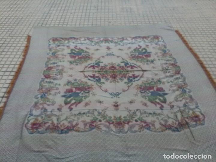 Antig&uuml;edades: colcha de cama antigua - Foto 3