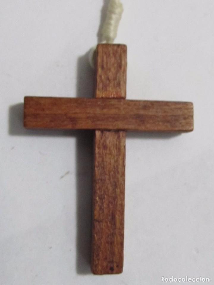 Antig&uuml;edades: ROSARIO PEQUE&Ntilde;O DE MADERA - Foto 3