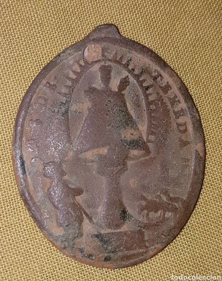 Antig&uuml;edades: Medalla Virgen de Texeda - Foto 1