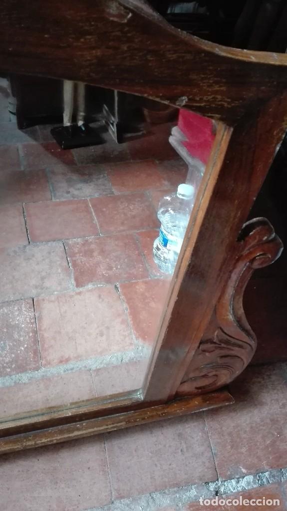Antig&uuml;edades: Espejo decada de los: 40/50. - Foto 4