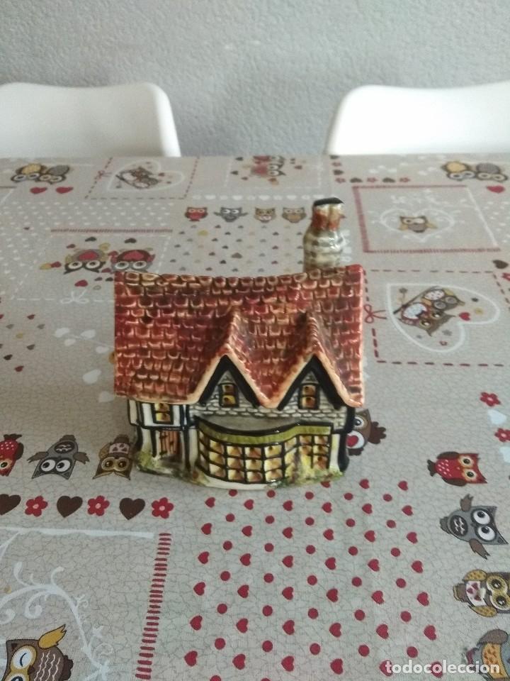 Antig&uuml;edades: Lampara antigua en ceramica - Foto 1