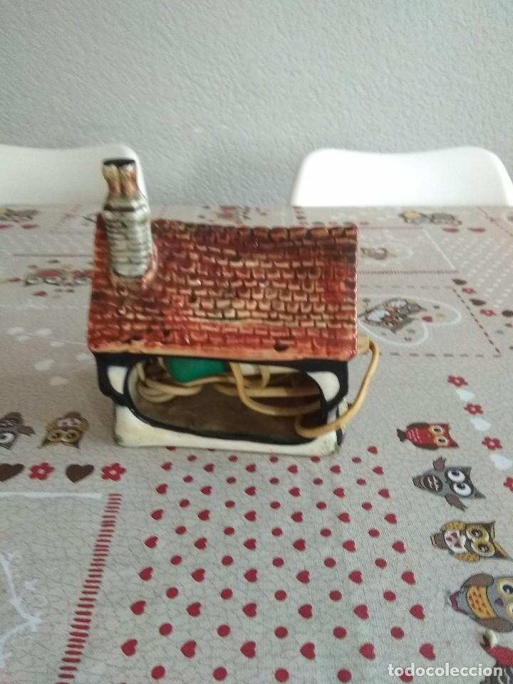 Antig&uuml;edades: Lampara antigua en ceramica - Foto 2