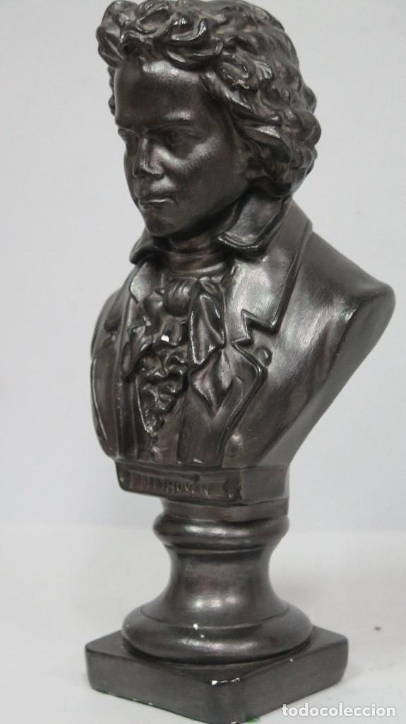 Antig&uuml;edades: BUSTO DE YESO. BEETHOVEN - Foto 2