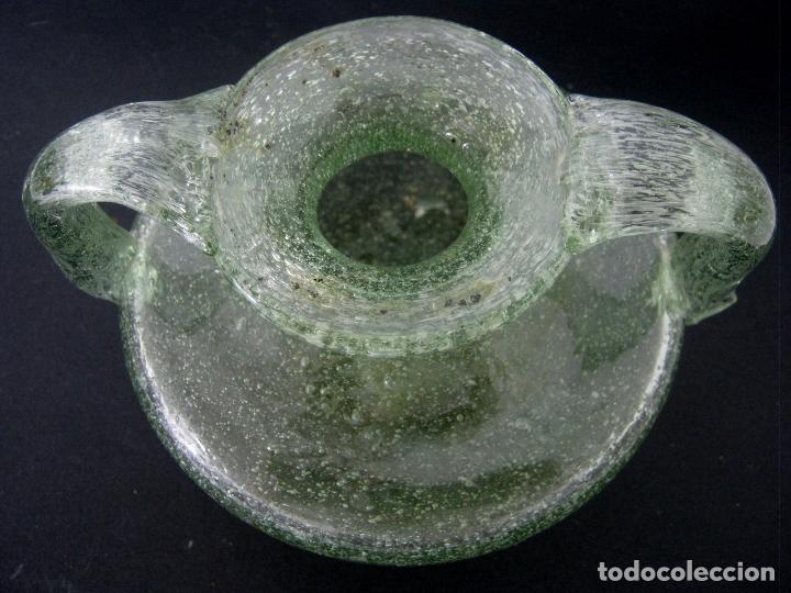 Antigüedades: 18 cm - orza ungüentario cristal soplado 900 gr. - Foto 3 - 124301467