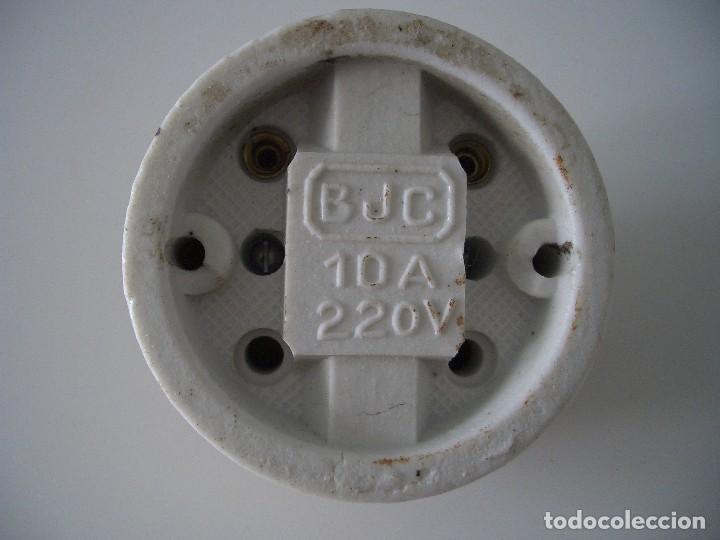 Antig&uuml;edades: Interruptor Antiguo de Porcelona - Foto 3