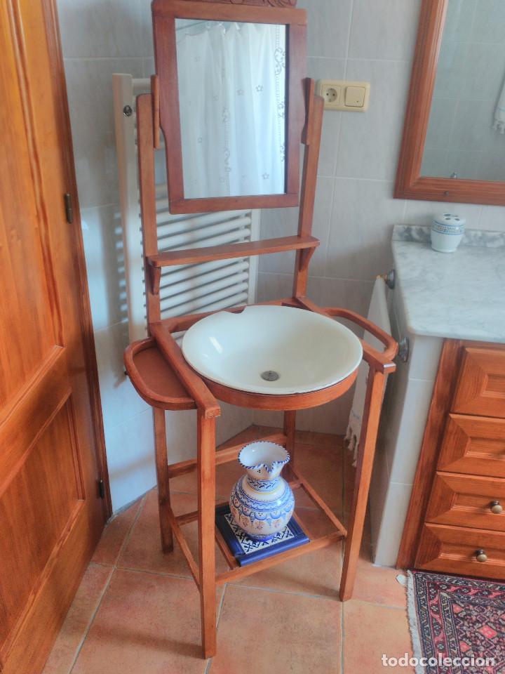 Antig&uuml;edades: Antig&uuml;o lavabo restaurado - Foto 3
