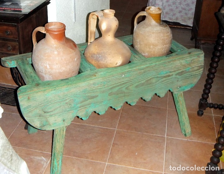 Antig&uuml;edades: Cantarera antigua artesanal - Foto 3