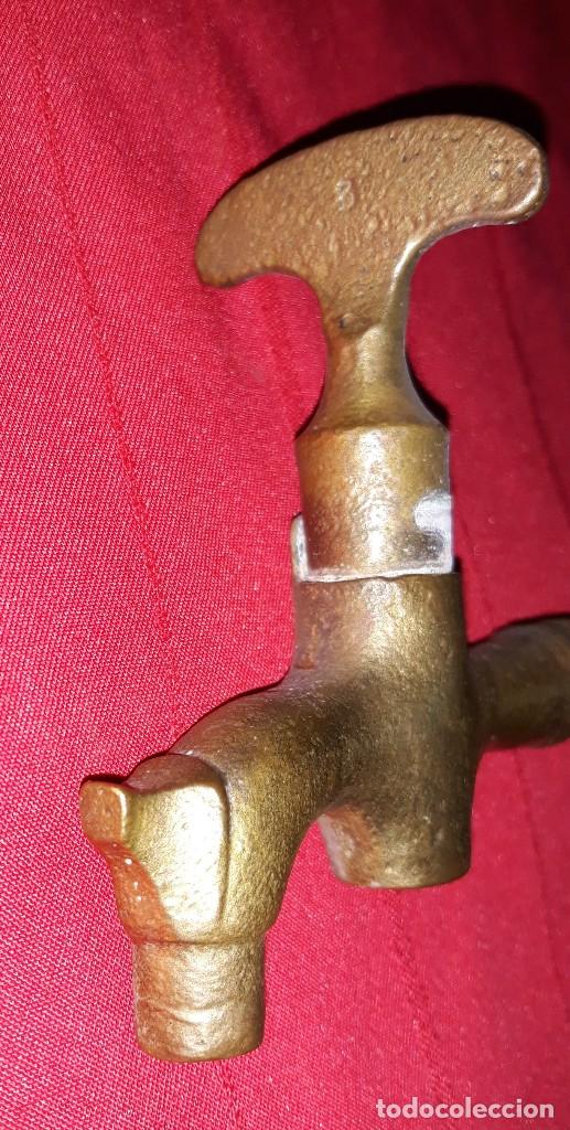 Antig&uuml;edades: GRIFO DE BOTA DE BRONCE SIGLO XIX - Foto 4