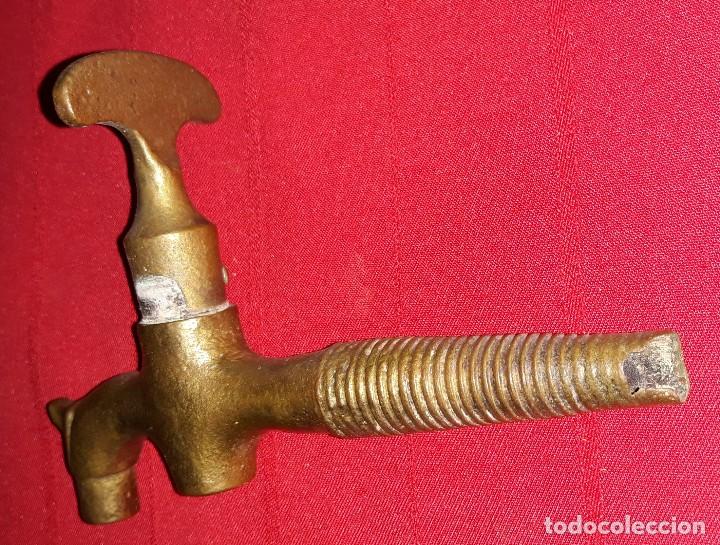 Antig&uuml;edades: GRIFO DE BOTA DE BRONCE SIGLO XIX - Foto 5