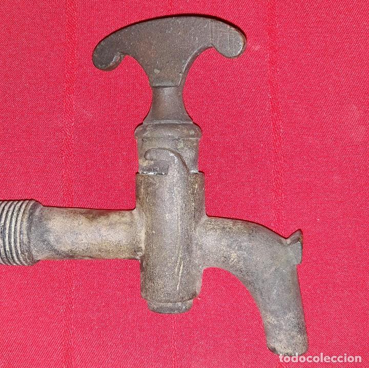 Antig&uuml;edades: GRIFO DE BOTA DE BRONCE SIGLO XIX - Foto 4