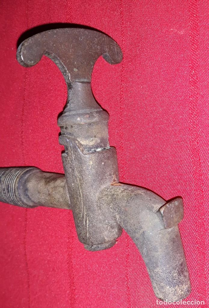 Antig&uuml;edades: GRIFO DE BOTA DE BRONCE SIGLO XIX - Foto 5