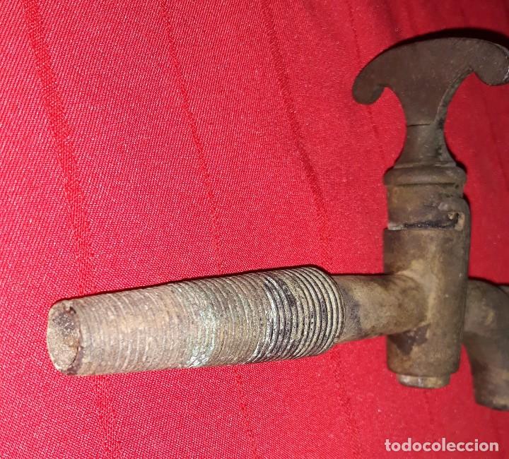 Antig&uuml;edades: GRIFO DE BOTA DE BRONCE SIGLO XIX - Foto 6