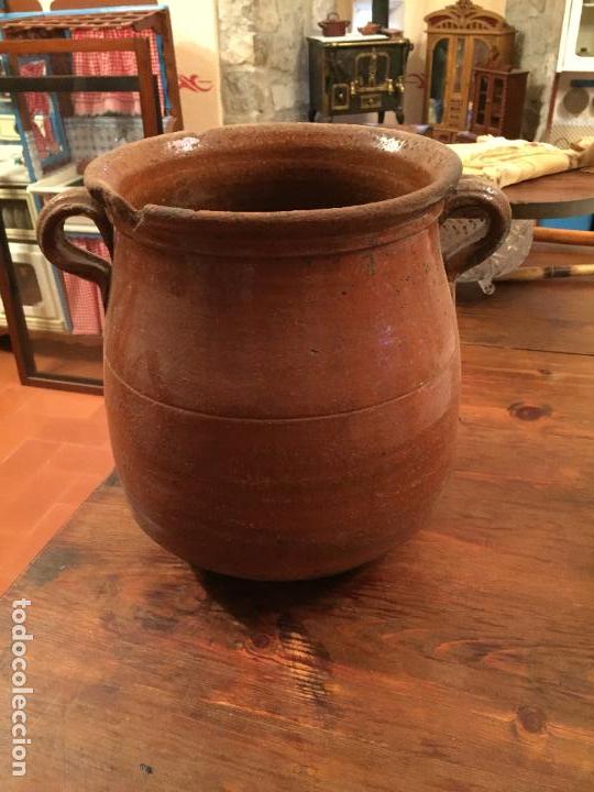 antigua olla / puchero / cazerola de ceramica d - Compra venta en  todocoleccion