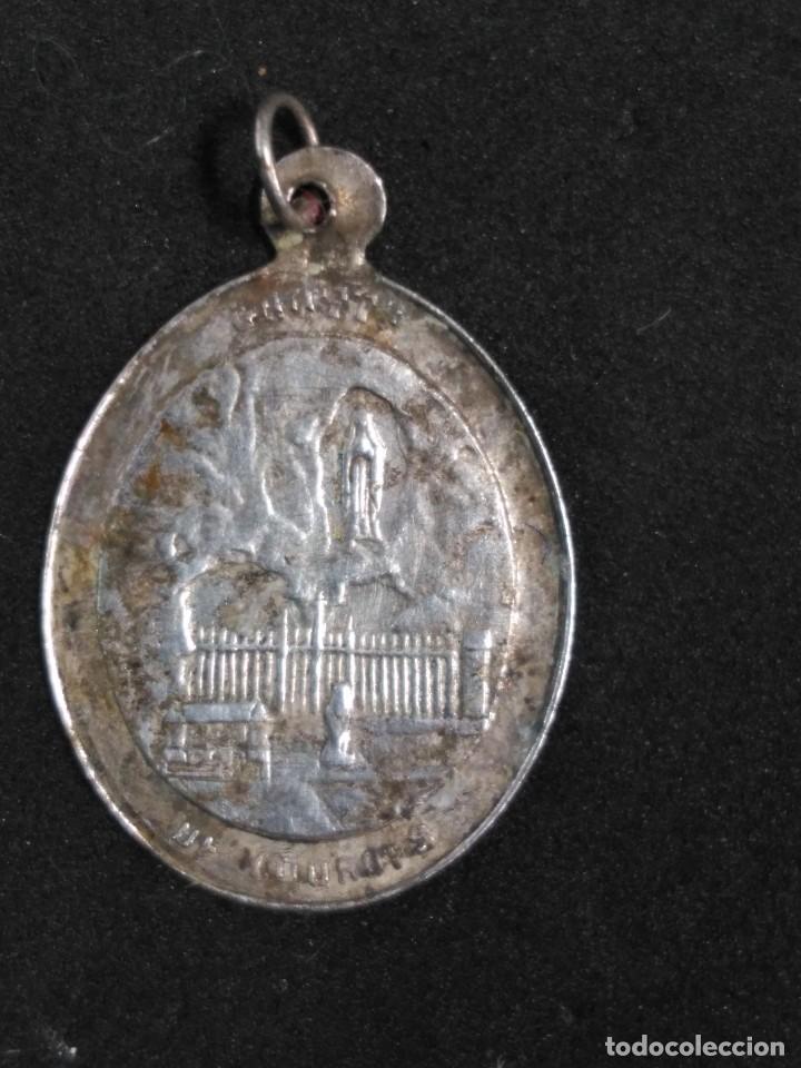 Antig&uuml;edades: MEDALLA DE PLATA NUESTRA SE&Ntilde;ORA DE LOURDES - Foto 1