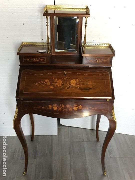 Antig&uuml;edades: ANTIGUO ESCRITORIO LUIS XV - Foto 3