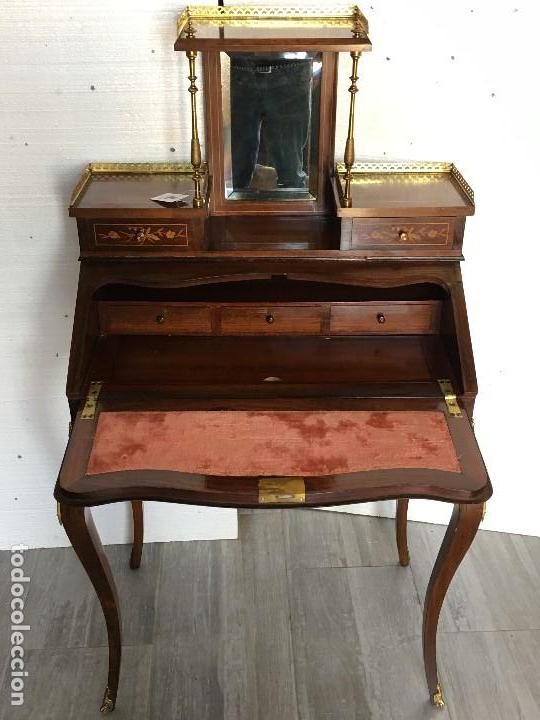 Antig&uuml;edades: ANTIGUO ESCRITORIO LUIS XV - Foto 4