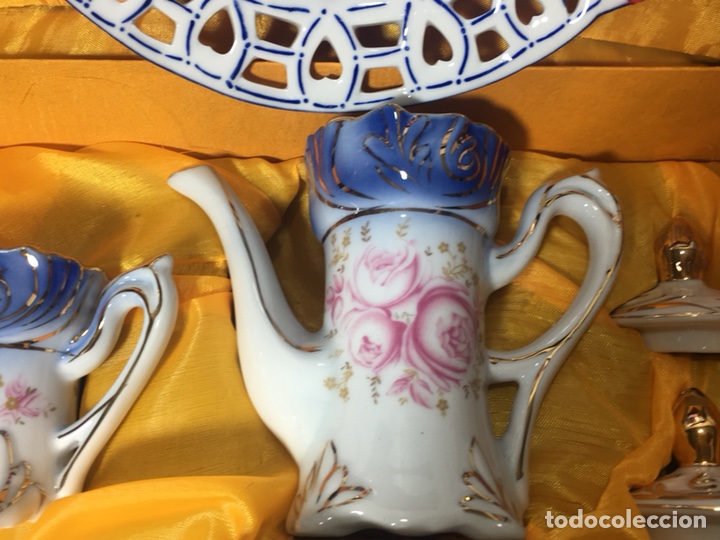 Antigüedades: Tú y yo para café en porcelana holandesa sellada - Foto 6 - 125046987