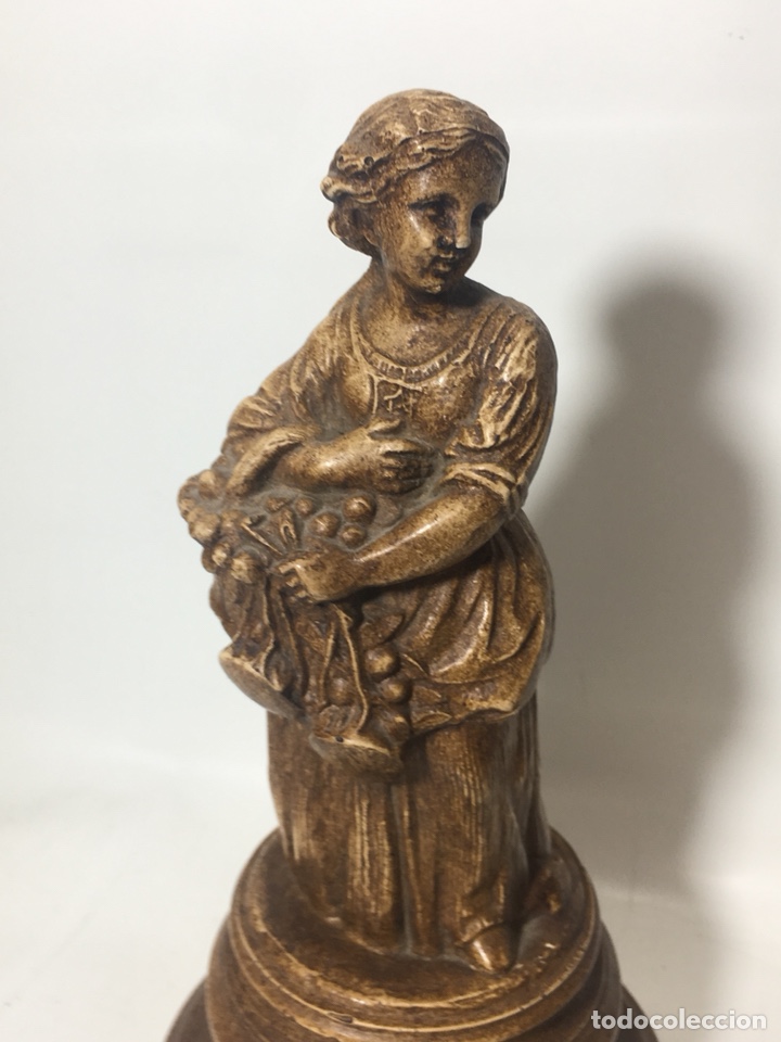 Antig&uuml;edades: Escultura de Pastora M&eacute;rida 21 cm - Foto 2