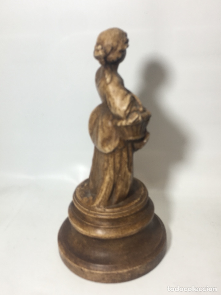 Antig&uuml;edades: Escultura de Pastora M&eacute;rida 21 cm - Foto 4