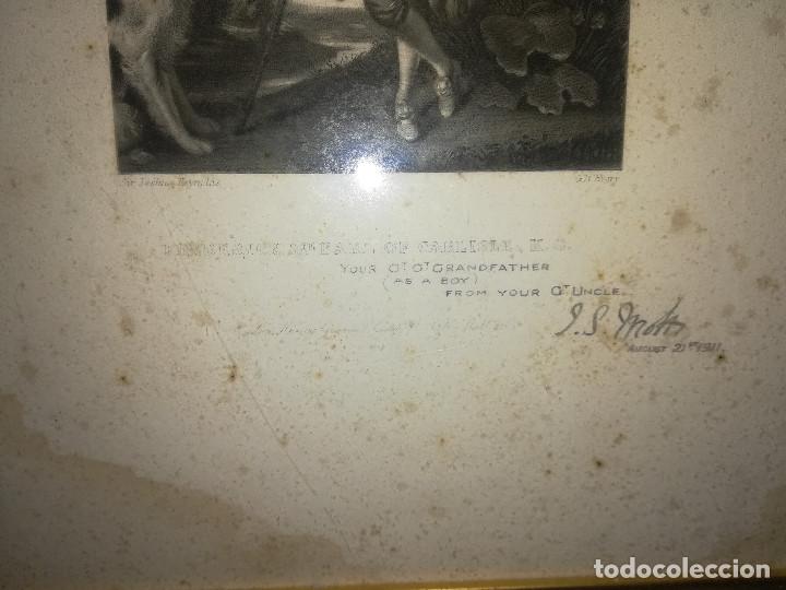 Antig&uuml;edades: MARCO ANTIGUO DE GRABADO DEL A&Ntilde;O 1911. - Foto 3