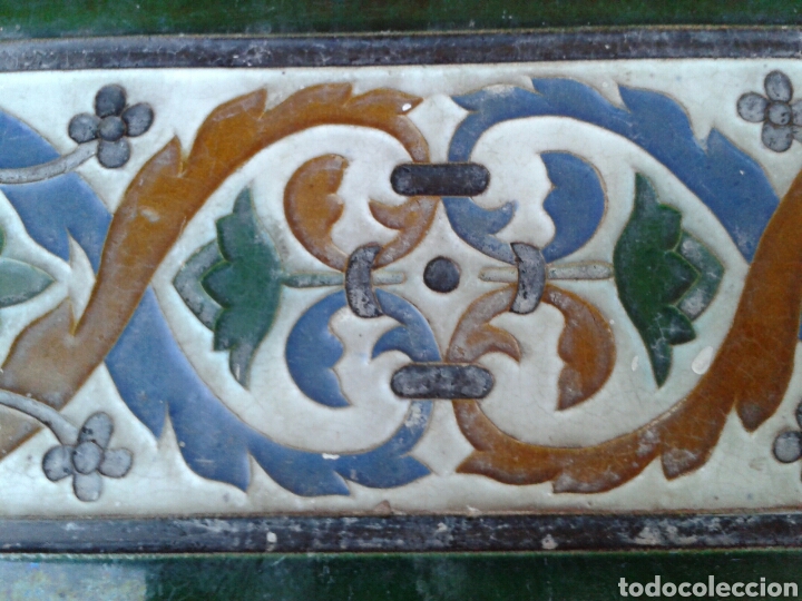 Antig&uuml;edades: PAREJAS DE AZULEJOS TRIANA - Foto 2