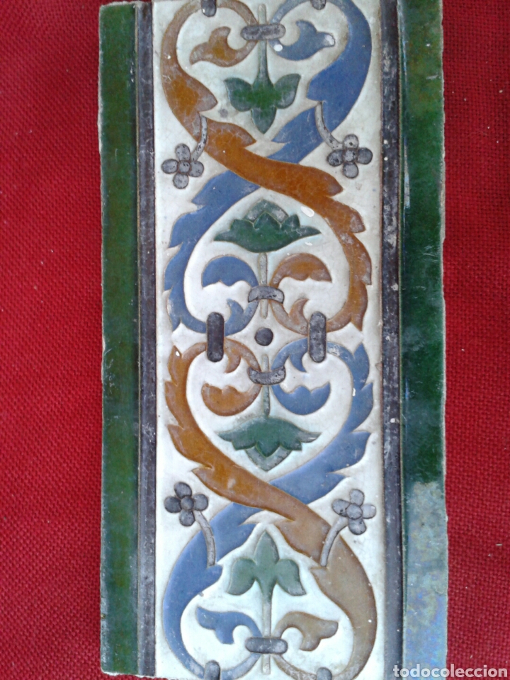 Antig&uuml;edades: PAREJAS DE AZULEJOS TRIANA - Foto 3