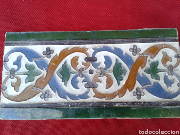 Antig&uuml;edades: PAREJAS DE AZULEJOS TRIANA - Foto 5