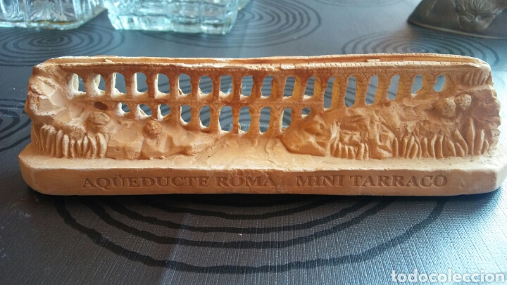 Antig&uuml;edades: FIGURA AQUEDUCTE ROMA TARRAGONA AQUEDUCTO ROMANO EL PONT DEL DIABLE