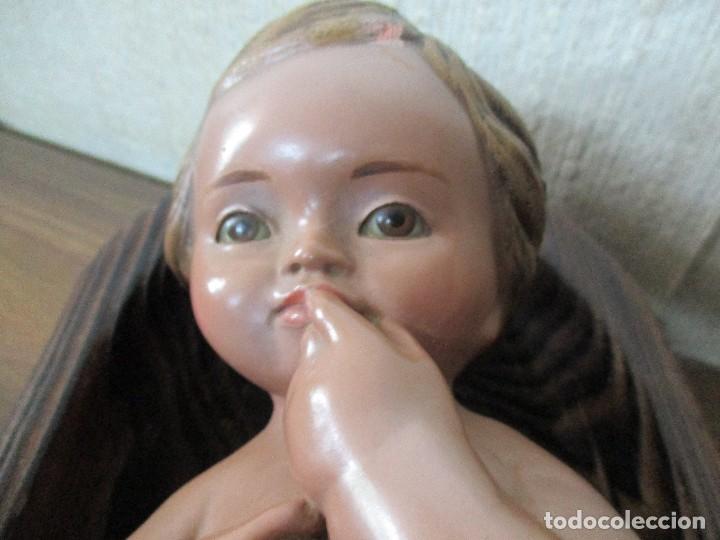 Antig&uuml;edades: ni&ntilde;o Jes&uacute;s estuco - Foto 2