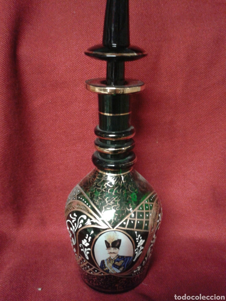 Antig&uuml;edades: ANTIGUA BOTELLA CON PINTURA - Foto 1