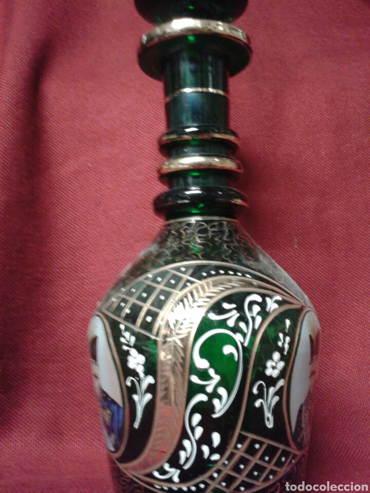 Antig&uuml;edades: ANTIGUA BOTELLA CON PINTURA - Foto 3