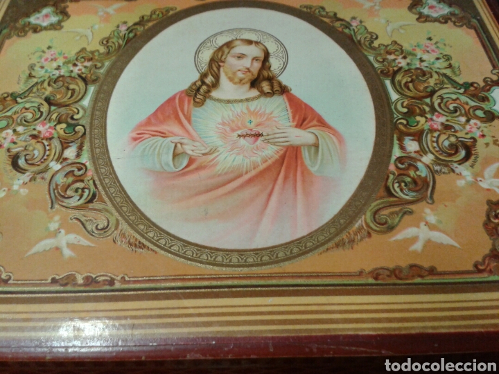 Antig&uuml;edades: ANTIGUA CAJA COSTURERO - Foto 3