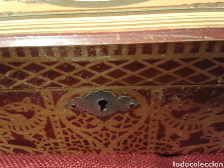 Antig&uuml;edades: ANTIGUA CAJA COSTURERO - Foto 5