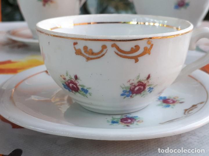 Antig&uuml;edades: antiguo juego de cafe tu y yo - Foto 2